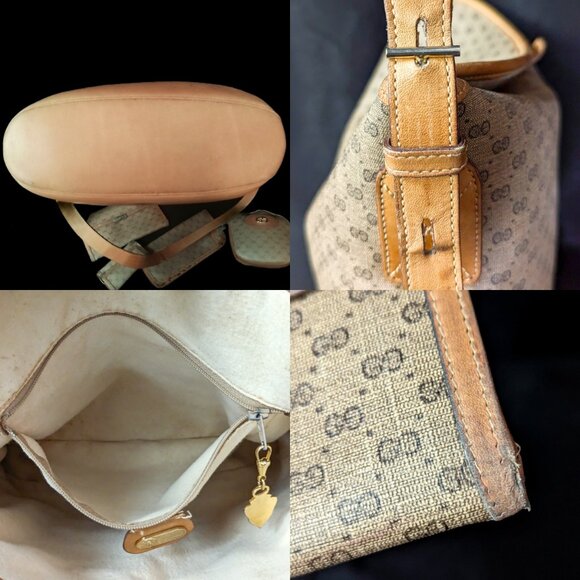 GUCCI MicroGG Vintage Bag + Pouch + Wallet + Etui + Coin Purse + Keyholder SET - Picture 13 of 16